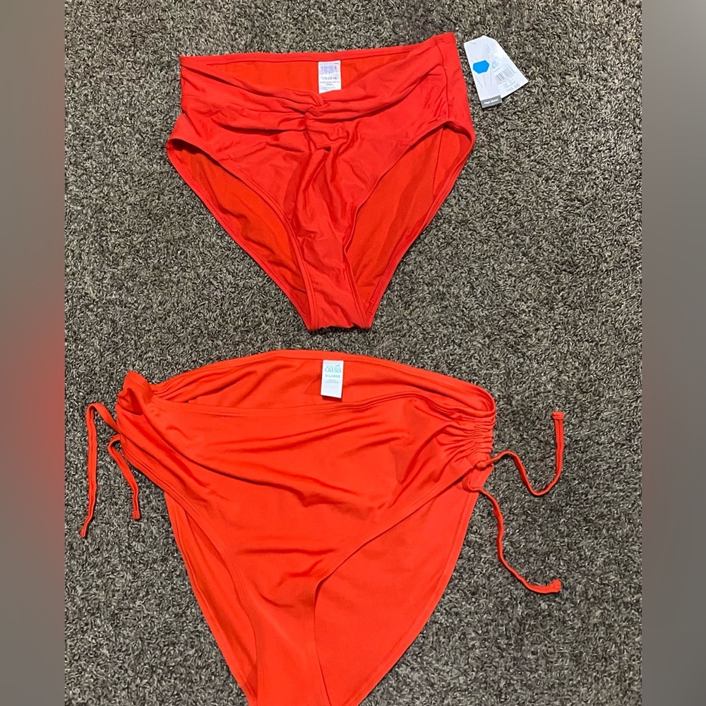 Bikini bottom Bundle size L & XL one pair NWT